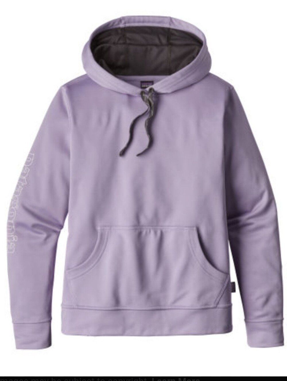 Patagonia Logo Sleeve Polycycle Lavender Hoodie Outdoor Hiking Size Medium